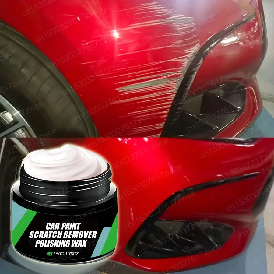Kit de dissolvant de rayures de voiture amélioré, pâte de réparation de rayures de voiture, polissage, dissolvant de tourbillon automobile, cire de polissage anti-rayures