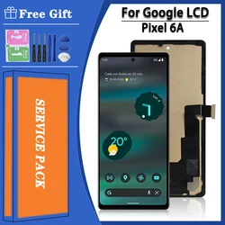 TFT Qualität Für Google Pixel 6A LCD Display Touch Digitizer-bildschirm Für Google Pixel 6a Lcd 6A Bildschirm mit rahmen