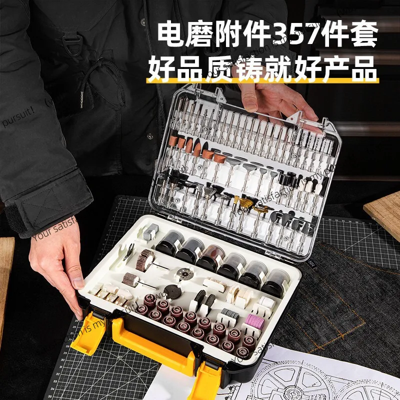 Electric grinder accessories set Small hand-held grinder grinding head polishing and cutting jade engraving tool grinding needle