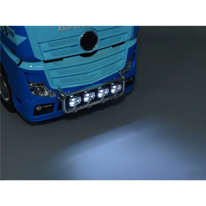 Foco inferior LED para techo, tablero de luz PCB para camión Tamiya RC 1/14, remolque volquete Benz Actros 3363 56348, piezas de bricolaje para coche