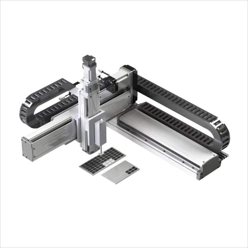 

Gantry Ro bot Arm XYZ 3-axis Linear Guide Rails with Ball Screw Sliders for CNC Machinery, Ro botics & Industrial Automation