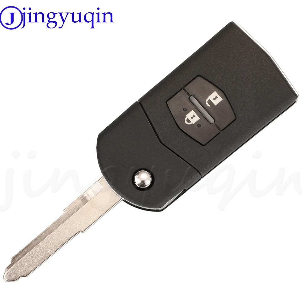 JYQ 5WK43449D 5WK43449E 5WK43449F Flip Car Remote Key 433MHz 4D63 For Mazda M2 Demio M3 Axela M5 Premacy M6 Atenza Siemens VDO