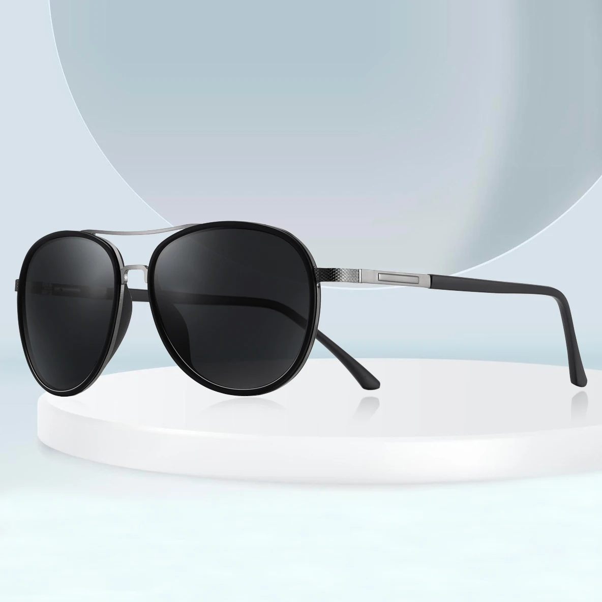 CRIXALIS Polarisierte Piloten-Sonnenbrille für Herren und Damen – klassische Sonnenbrille zum Fahren und Angeln mit UV-Schutz