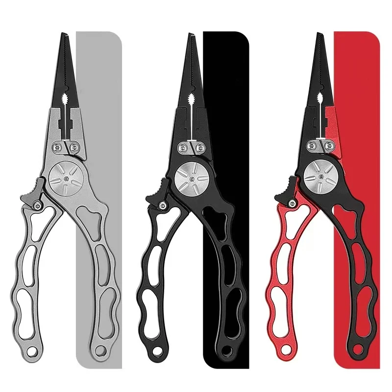 High Quality Multifunctional Aluminum Mini Fishing Pliers Set Portable Open Hook Cold Pliers for Fishing