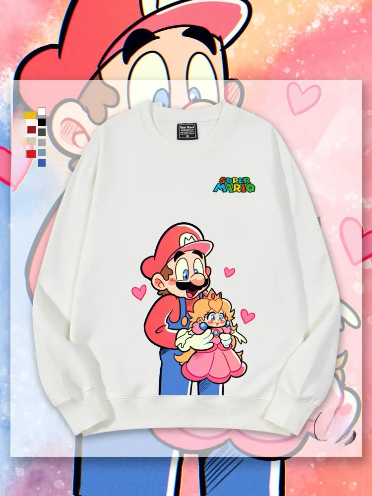 

Суперкомфортная толстовка с круглым вырезом и флисовой подкладкой, повседневная свободная толстовка с принтом для подростков