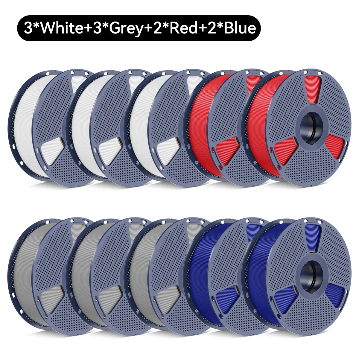 SUNLU PETG Filament 10kg Navulling 10 Rollen voor Bambu Lab PETG Filament PETG/ABS/TPU/PLA 3D Printer Filament Droogbox Snelle Verzending