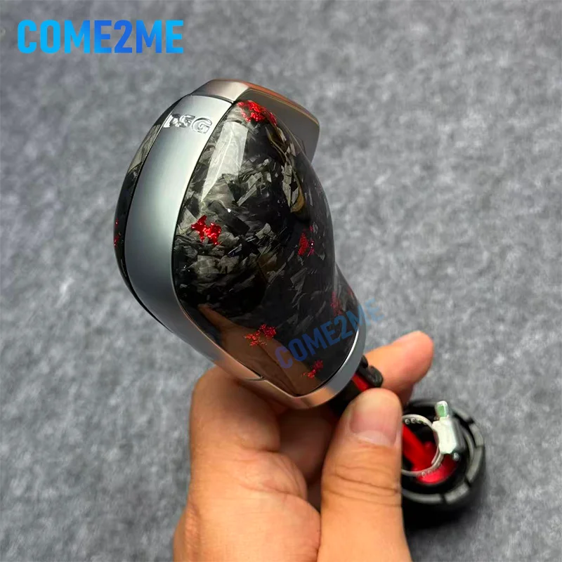Suitable for VW customization forged carbon fiber gear head Golf Sagitar Magotan CC Tiguan Passat gear handle Component upgrade