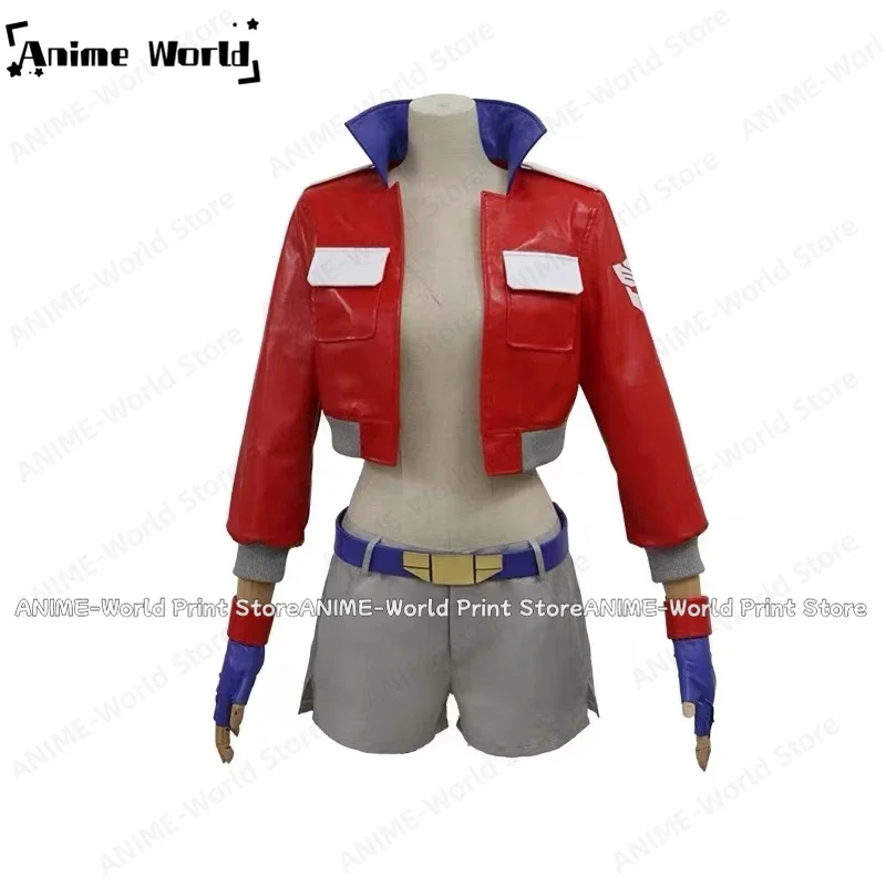 

《Custom Size》Girl Cosplay Leather Short Jacket Set Halloween Carnival Clothing