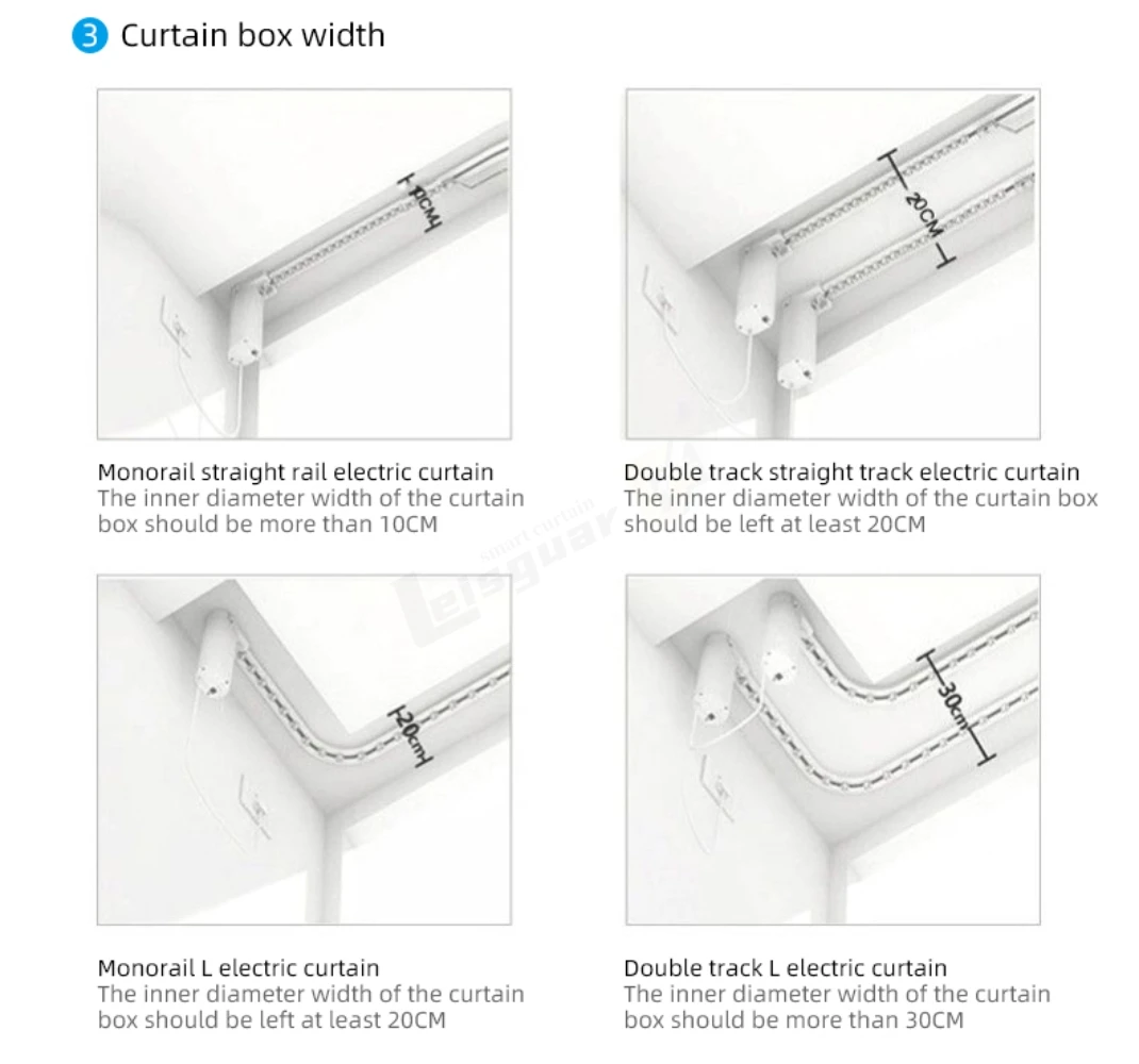 Tuya WIFI Zigbee Smart Home Elektrische Vorhang Unterstützung Alexa Google Stimme Remote Motor Anpassung Track Größe
