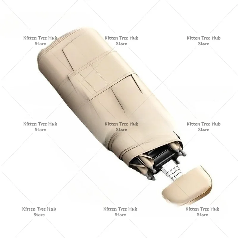 Flat Cute Mini Phone Umbrella for Women UV Summer Shade Umbrellas Portable Outdoor Pocket Sun Parasol Umbrella for Girls