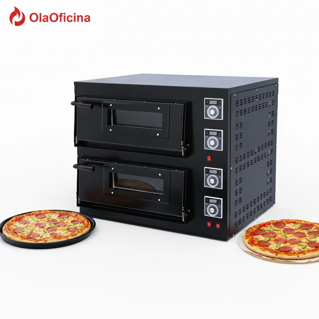 High Capacity Baking Oven for Large Batch Production Simultaneous Baking for Pizzeria Restaurant Hotel
