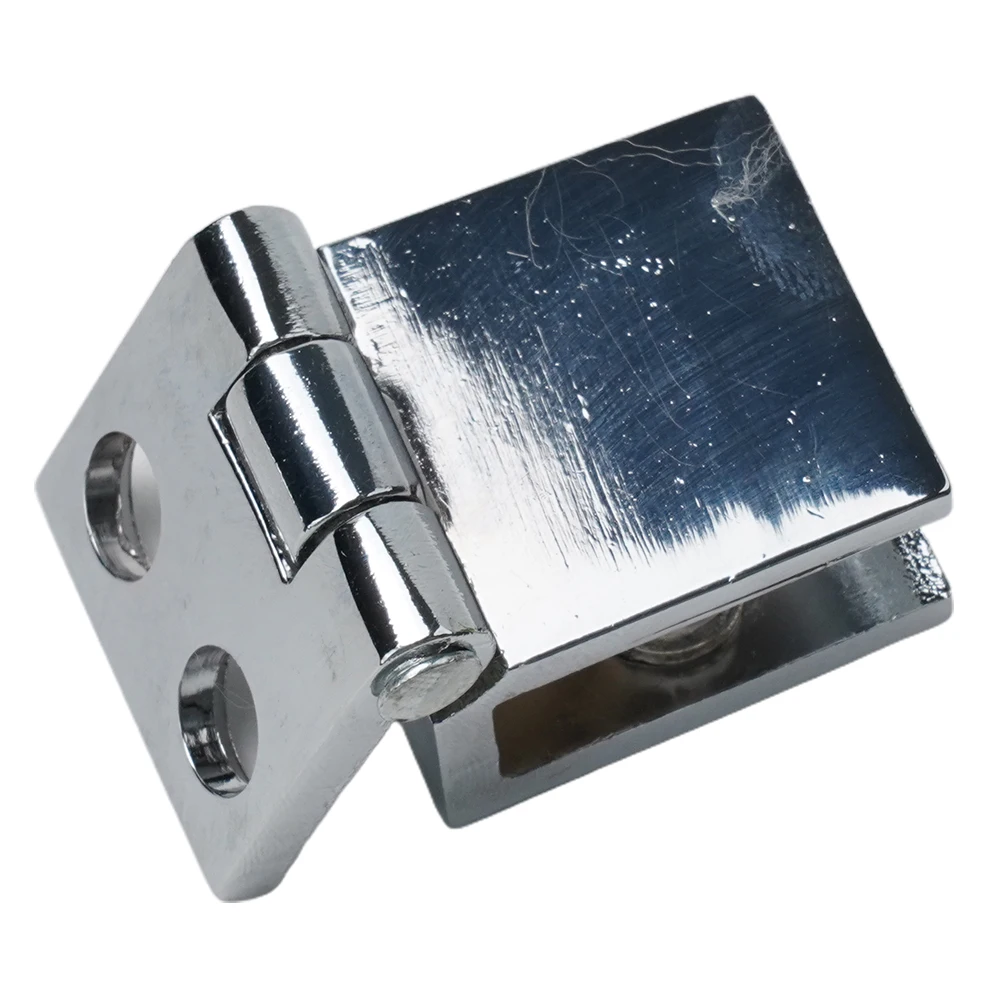 Glass Door Hinges Hinges Zinc Alloy 0/90/180 Degree Bathroom Accessories No-hole Glass Door Hinges Furniture Hinges