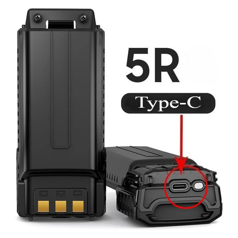 New UV-5R Battery Thickened and USB BL-5 3800mAh  Rechargeable Lithium Battery 7.4V for UV-5RE Two Way Radio