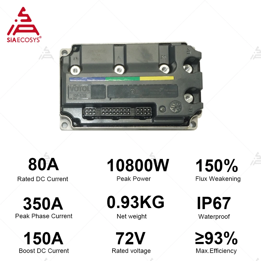 핫세일 Qs 모터 2000W 72V 70km/h 120 70h 미드 드라이브 모터 SV120 컨트롤러 포함 전동 스쿠터용 새 제품