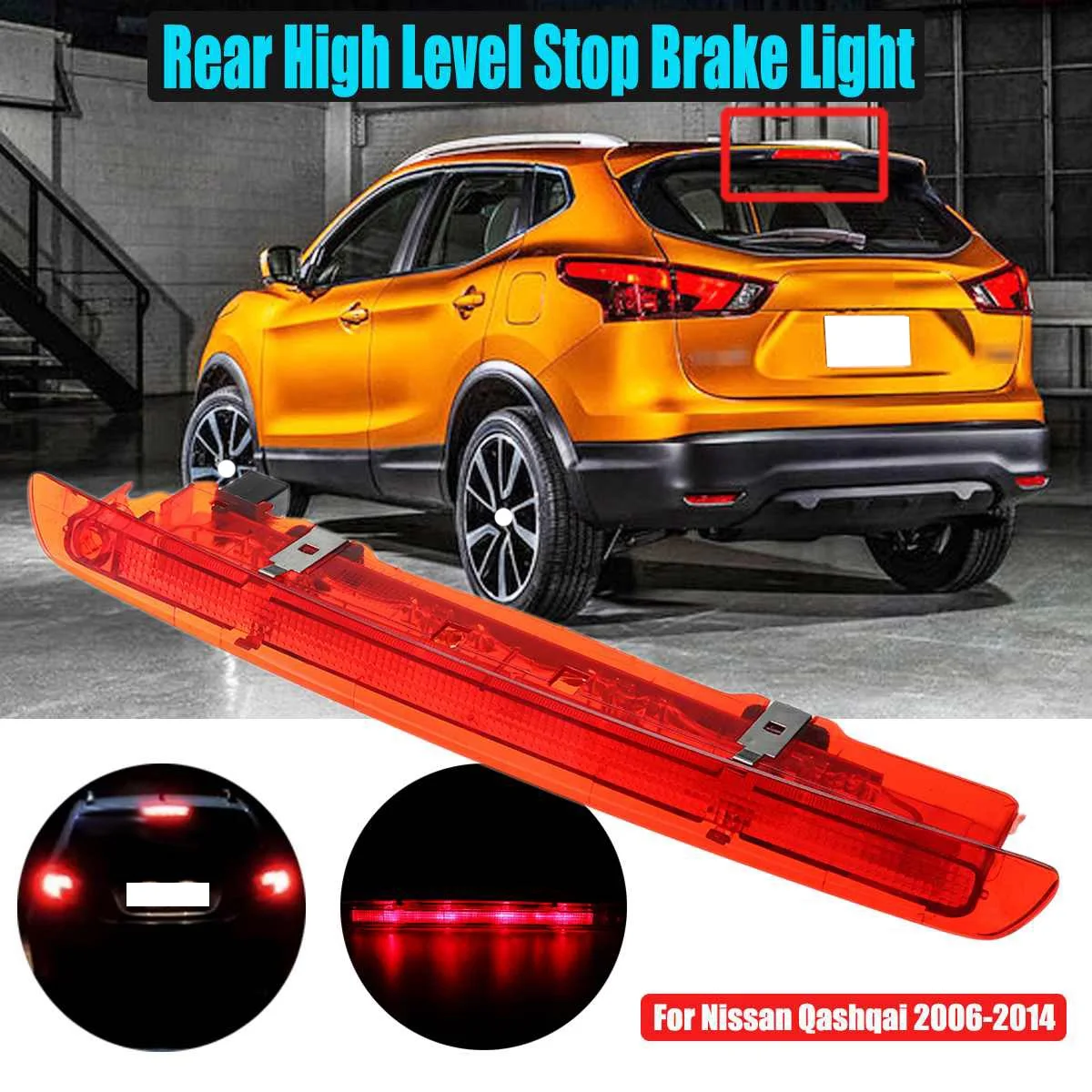 High Brake Light Led Rear Tail Light for Nissan Qashqai 2006 2007 2008 2009 2010 2011 2012 2013 2014