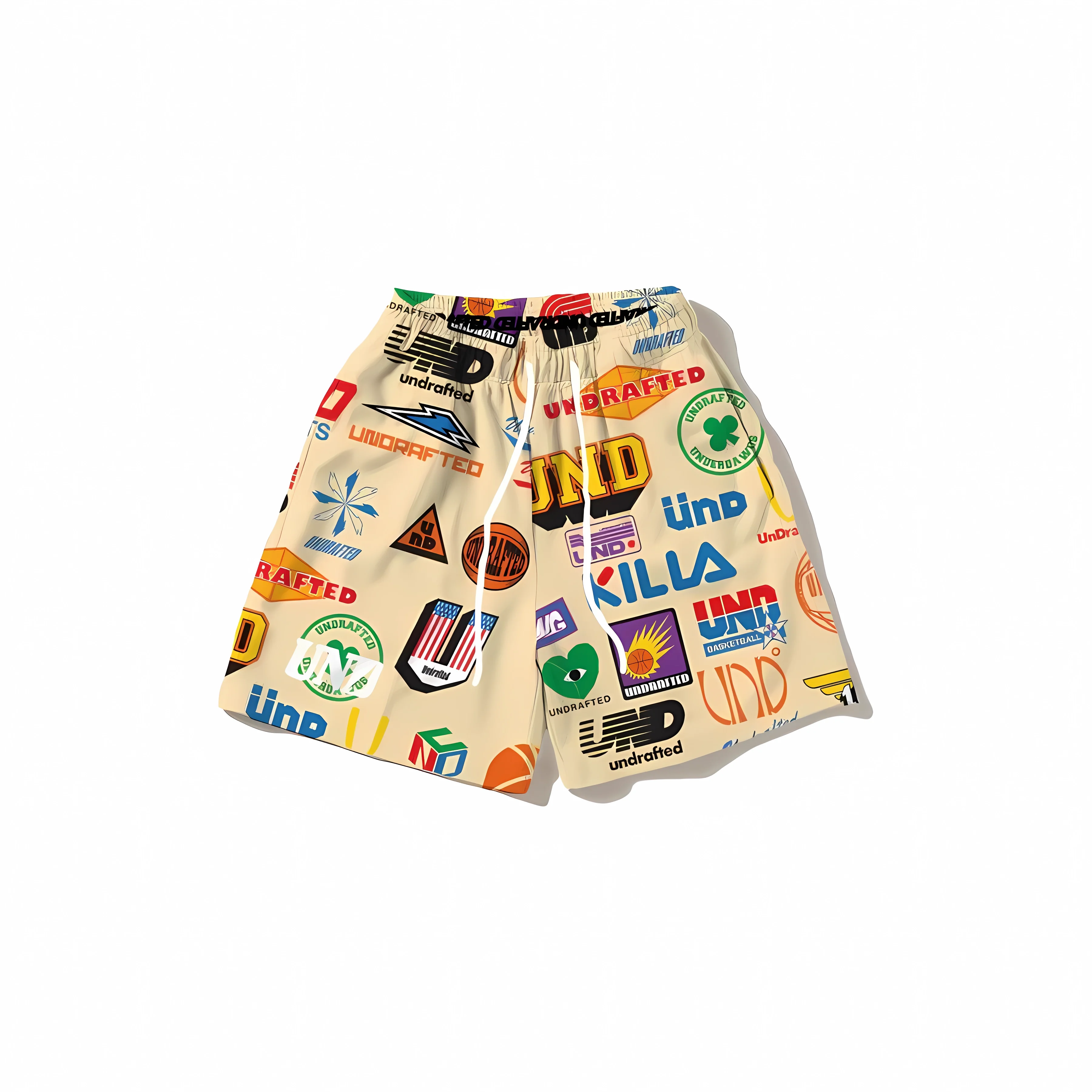 men\'s summer new men\'s shorts gym sports fitness cotton print casual shorts running beach pants Oversized comfortable