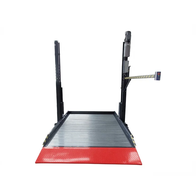OBC-P3 2-column steel hydraulic car lift for automatic parking in car stackers or car storage facilities