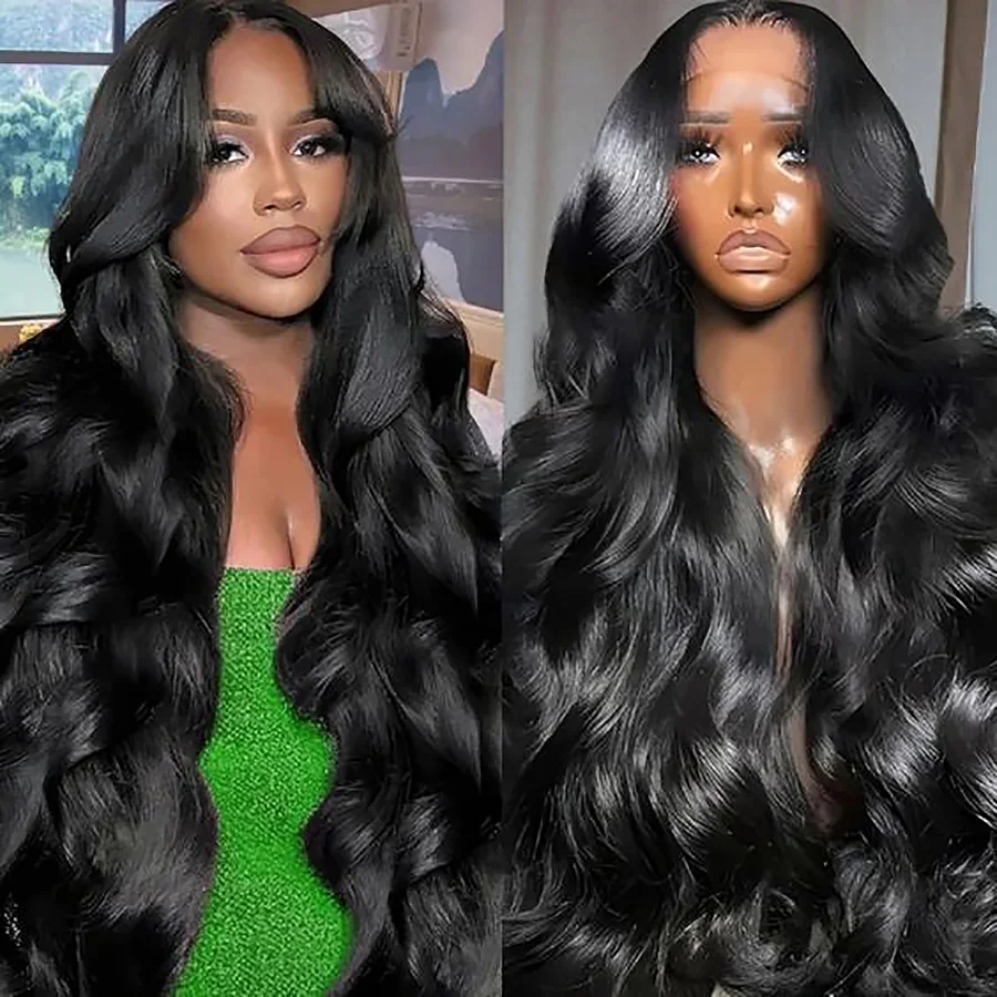 40 بوصة 250% الكثافة الجسم موجة خصلات الشعر المستعار الإنسان 13X4 الدانتيل الجبهة باروكة من شعر طبيعي قبل قطعها ابيض عقدة الباروكات شعر الإنسان