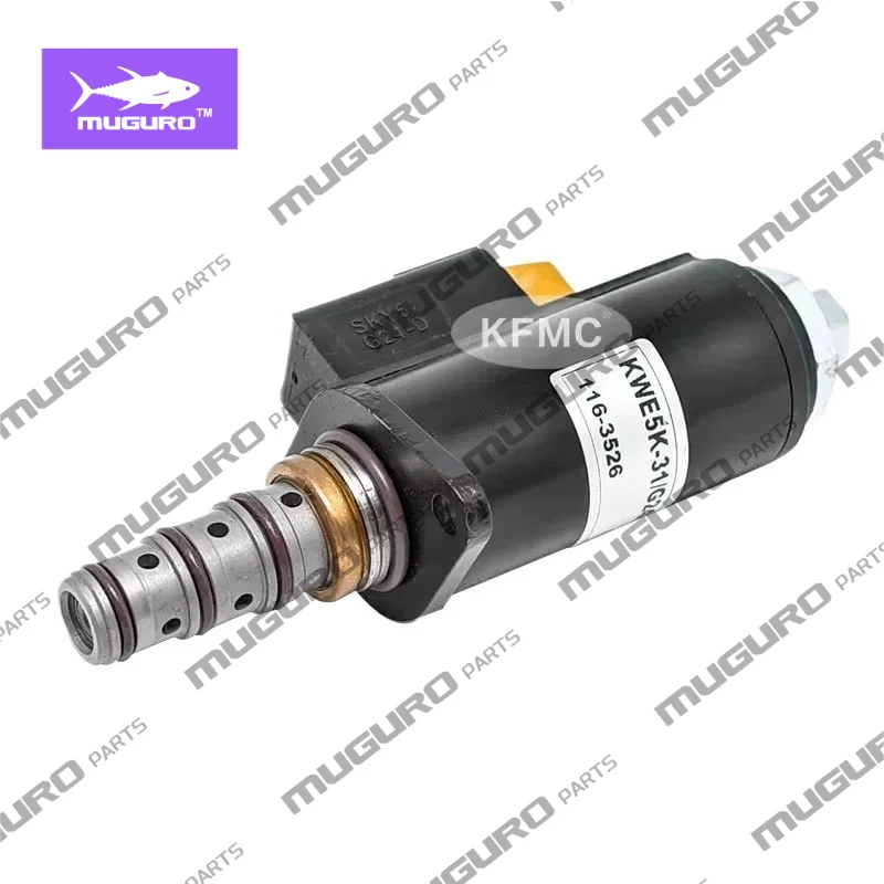Hot-sales Solenoid Valve 116-3526 1163526 VOE1163526 SKY5/G24-D for E320B E320C Excavator Spare Parts