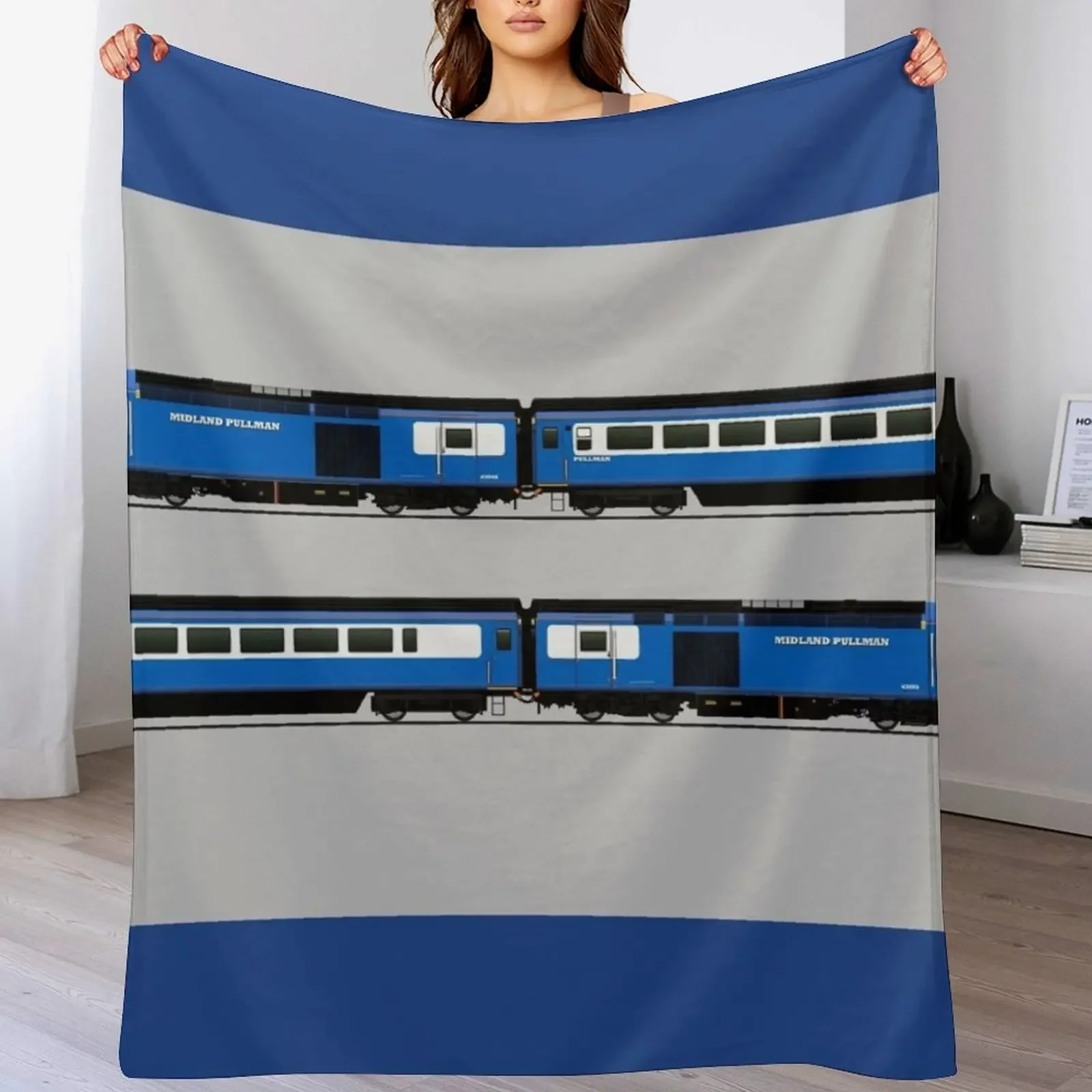

MIDLAND PULLMAN HST Throw Blanket Warm Flannel Blanket for Couch Chair Bedroom