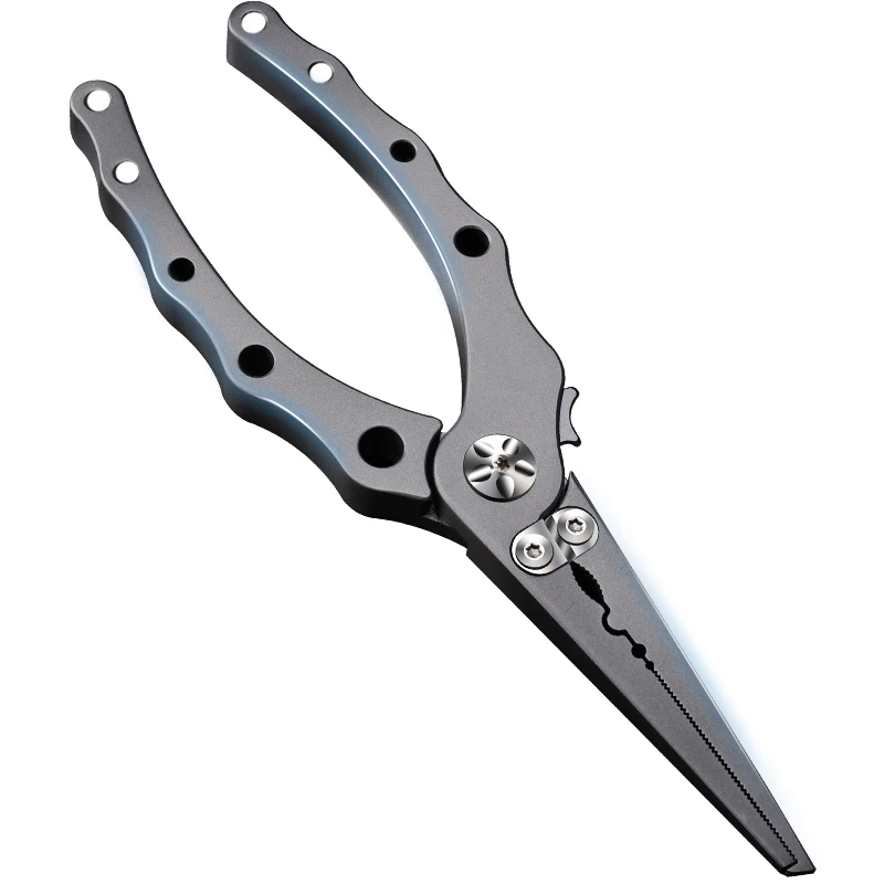 OEM Multifunctional Ultra-Light Anti-Corrosion Titanium Alloy Tungsten Steel Blade Fishing FG Lure Pliers