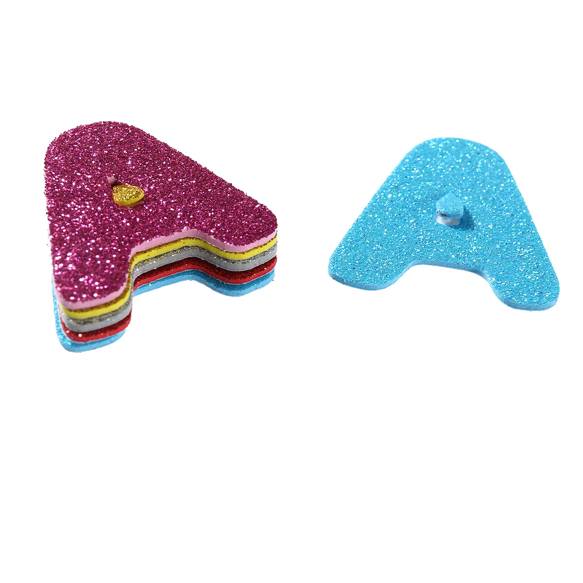 

150Pcs Foam Alphabet Stickers Glitter Letter Stickers Self Adhesive Letters for Children Learning Games Craft Projects