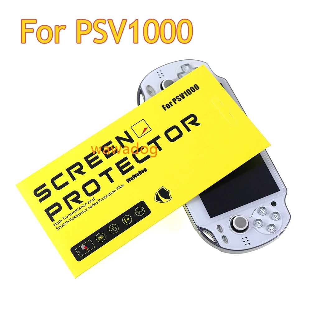透明な保護プラスチックフィルムpsv1000psvitapsvitapsv-2000lcd用の表面保護カバー50個