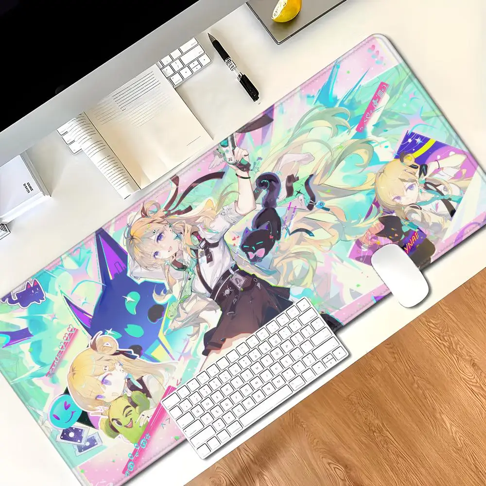 

Wuthering Waves Lyane Anime Mouse Pad XXL HD Vibrant Print, Non-Slip Stitched Edges Office Desk Mat Suitable for esports players