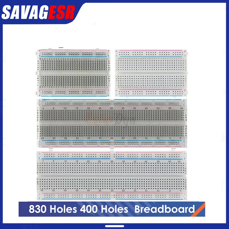 400 Points Breadboard 830 points Breadboard MB-102 Solderless PCB test Board 400 Hole Breadboard MB102 Test Develop DIY