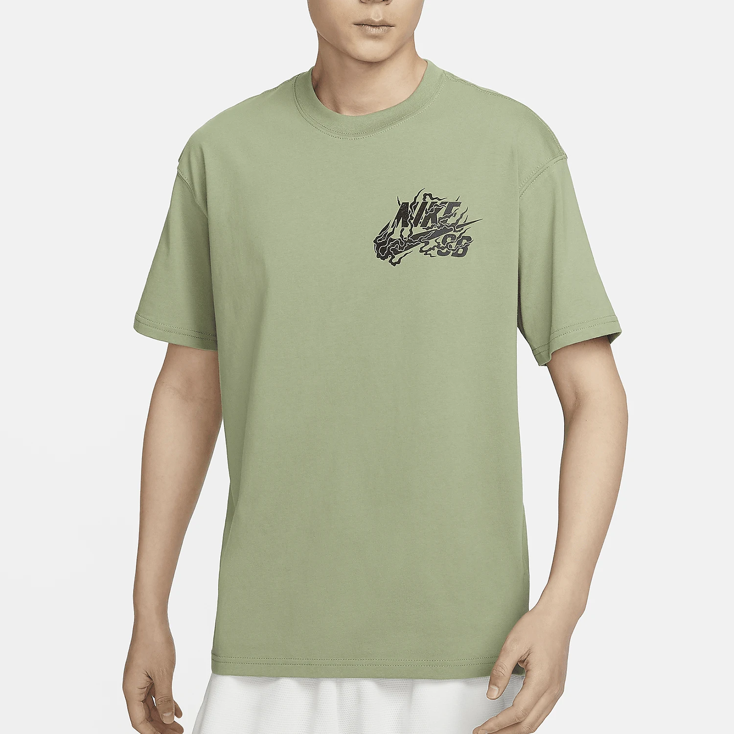 

Официальная мужская футболка Nike SB для скейтборда, новая летняя футболка с рисунком дракона FQ3720-386