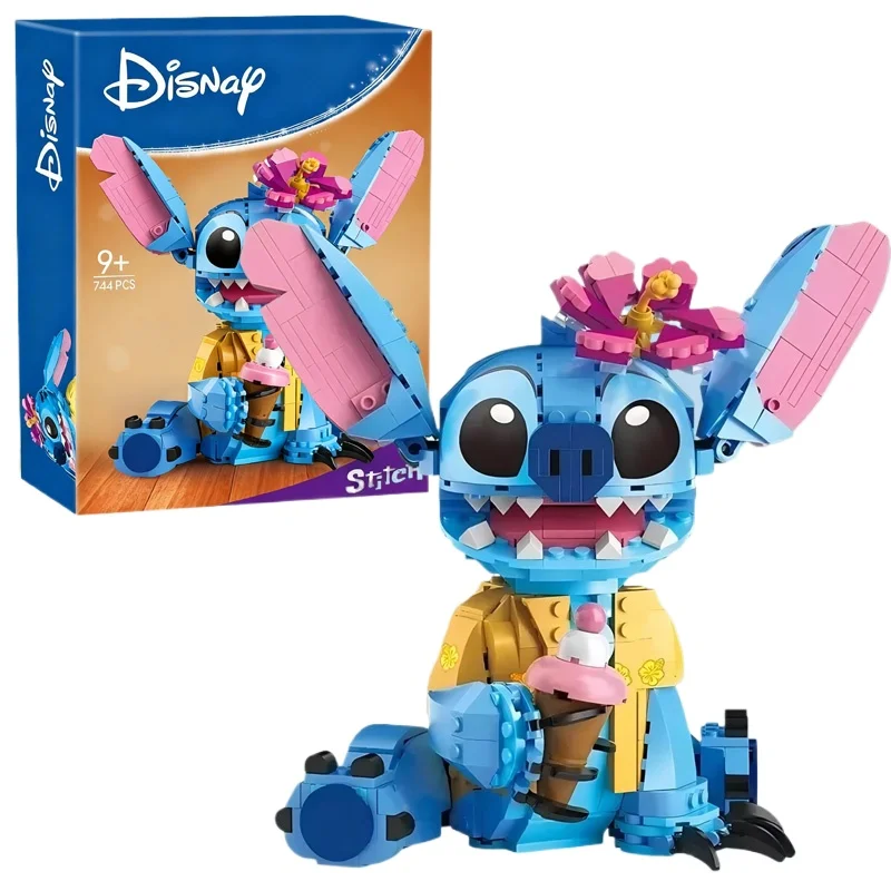 Blocs de construction Disney Stitch Angel CP 3D Pixel, figurines d'anime, cadeau créatif pour enfants, garçons et filles, jouet cadeaux de fête d'anniversaire