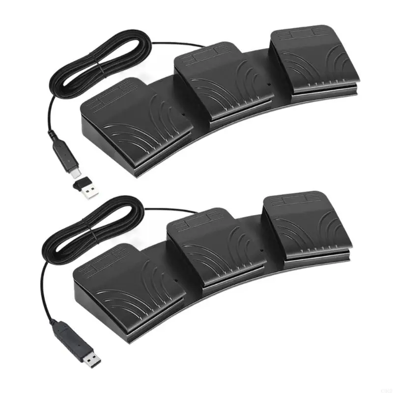 

C90F 3 Pedal USB -контроллер для ПК Игровые индустриальные машины и офисная автоматизация