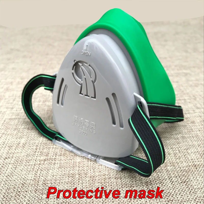 nuova maschera antipolvere professionale respiratore antipolvere maschera di sicurezza sul lavoro in gomma per la protezione quotidiana della