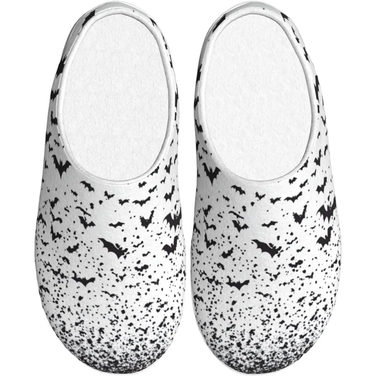 

Женские уютные тапочки с летучими мышами на Хэллоуин, домашние и уличные домашние тапочки из мягкого хлопка с противоскользящей подошвой