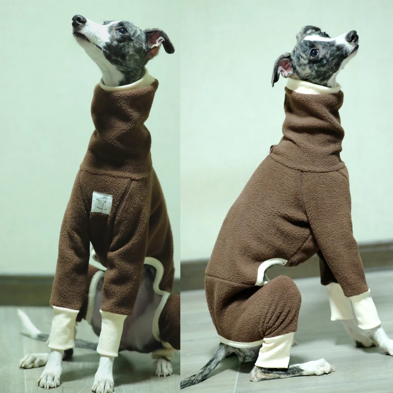 Włoska odzież zimowa greyhound kombinezon whippet/ubrania dla psów/garound Jammies/bluza whippet