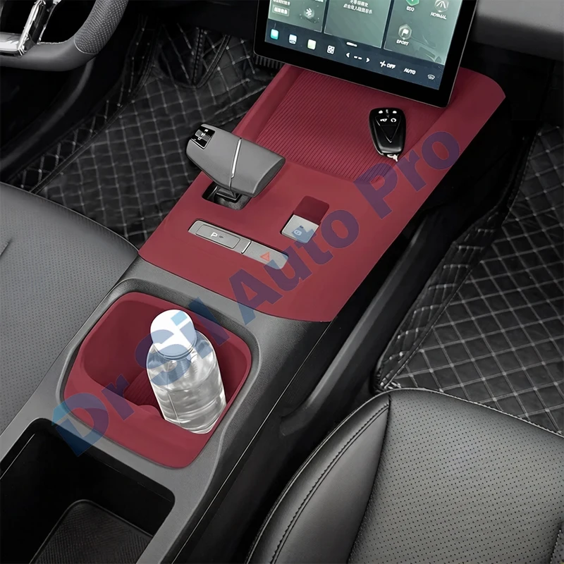 For 3rd Gen Changan Eado PLUS 2024 2025 Car Center Console Silicone Protector Pad Gear Shift Interior Mod Accessories