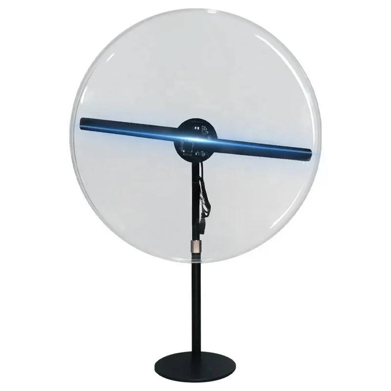 Advertising Equipment Led 3D Hologram 30Cm Indoor Advertising Led Fan Hologram With APP Control