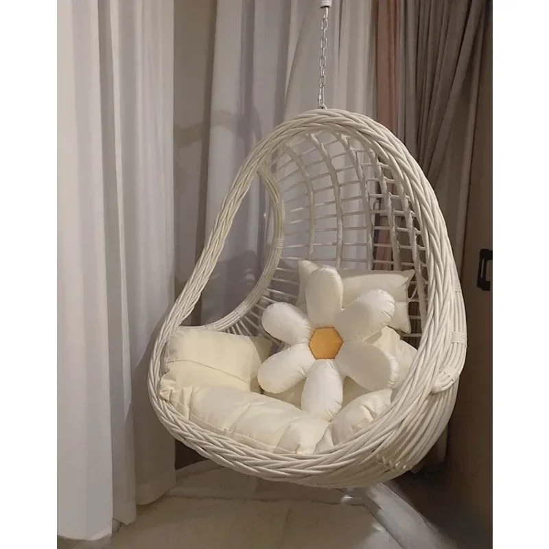 

Balcony Home Hanging Basket Rattan Chair Indoor Hammock Lazy Swing Nest Single Cradle
