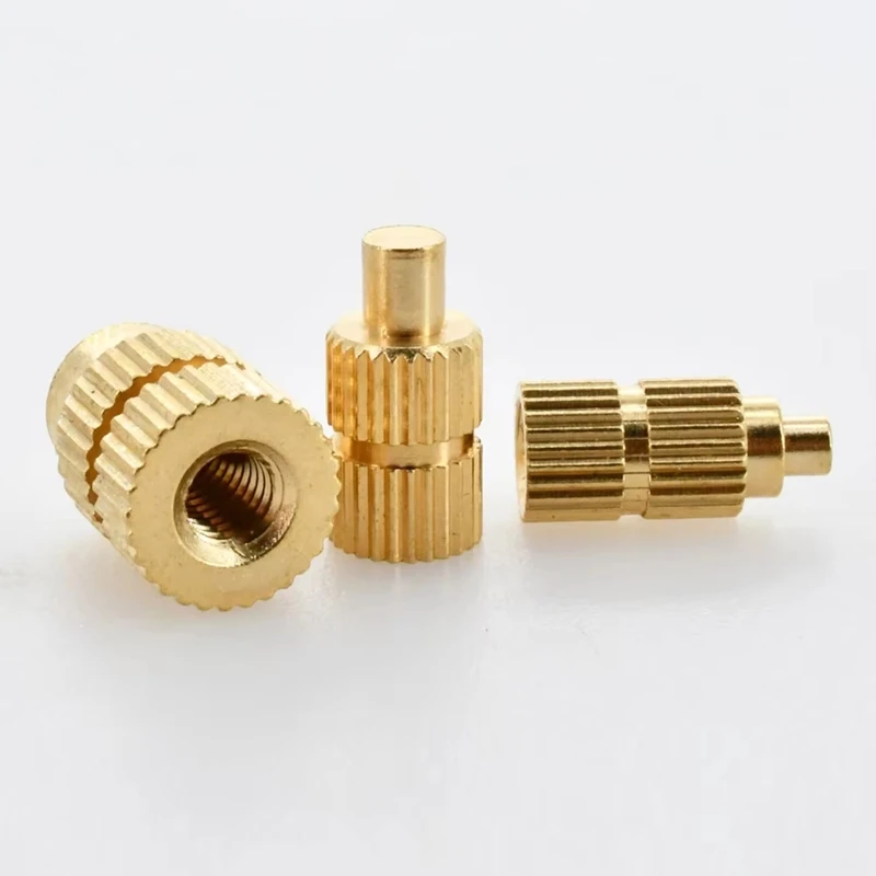 MAKE-Heat Set Insert Tool M2-M8 Hot Melt Brass Knurled Nut Embedded Insertion Tip Press Adapter TS100/TS101 Soldering Iron