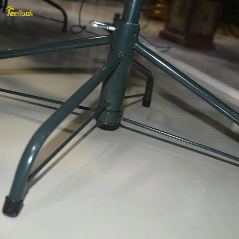 Teellook 1.2 m/5.0m luminous flocking Christmas tree snowflake tree Christmas family hotel mall decorations - Image 5