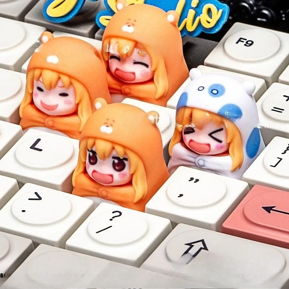 Cute Keycaps Custom Resin Artisan Point Keycap Universal Axis SA Profile Key Caps 1 Pc Desktop Mechanical Keyboard Accessories