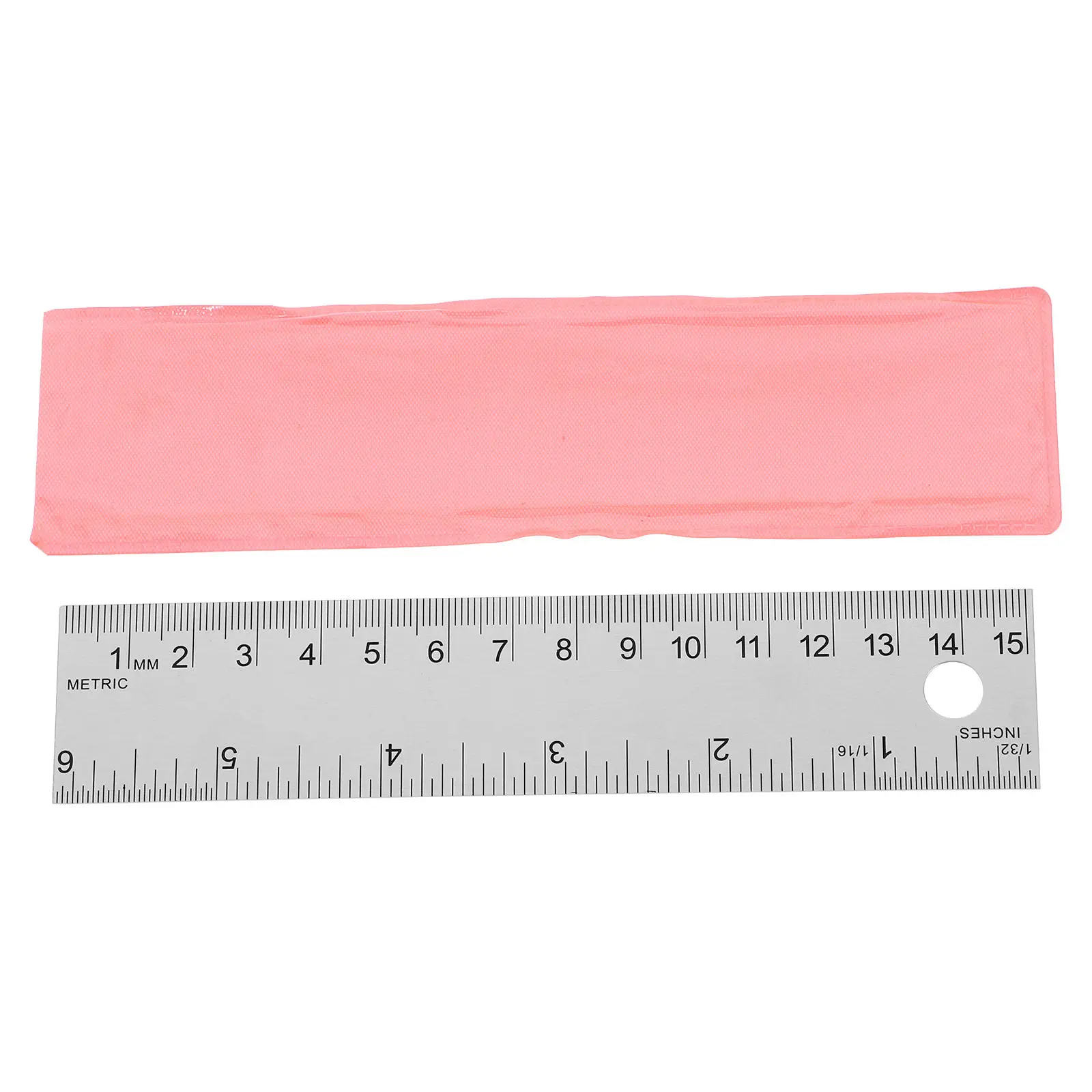 Stainless Steel Cork Backed Ruler 15Cm 6 Inch Metal Drawing Ruler Inches Centimeters Non Slip Grip Office Student Use