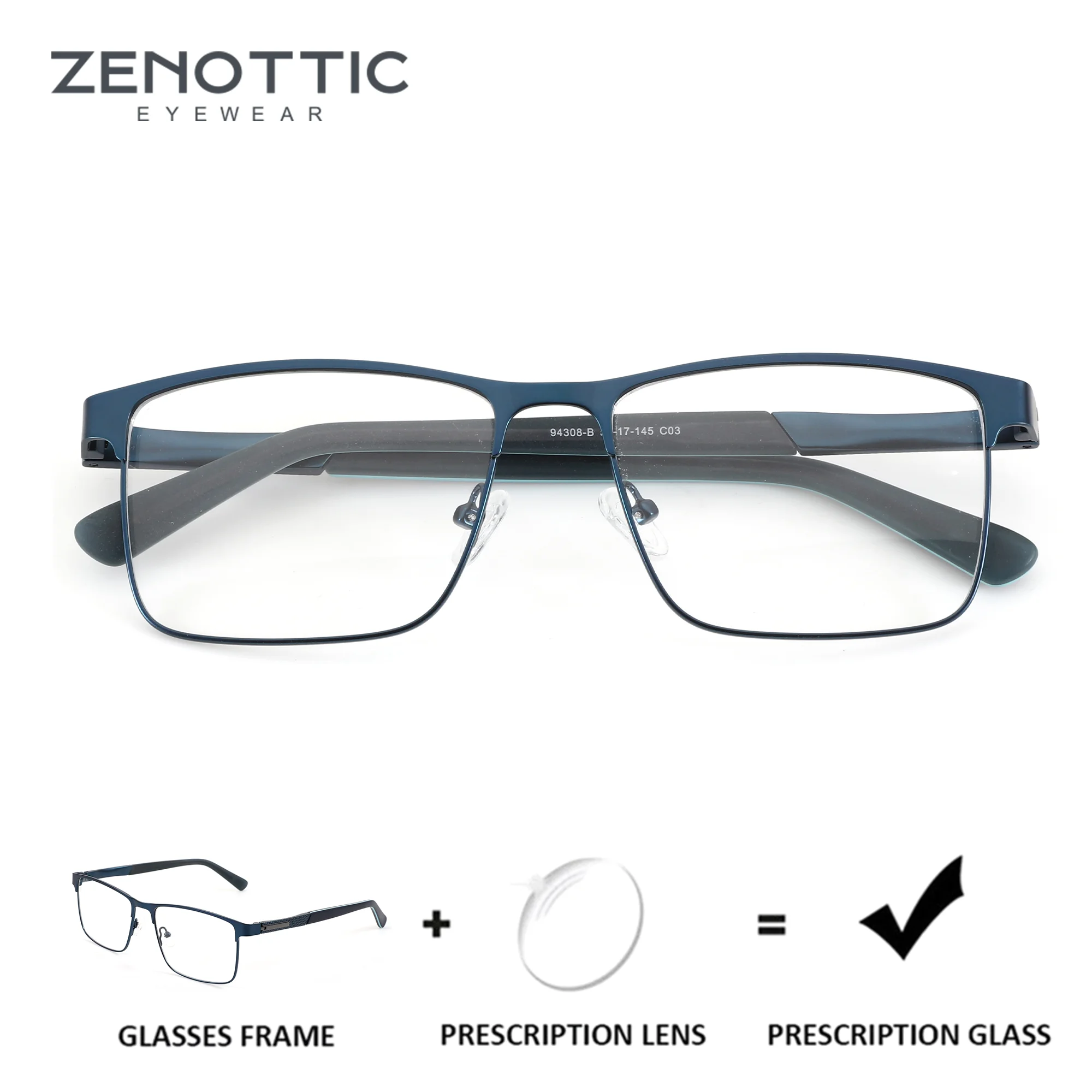zenottic-xl-サイズ-メタルダブルブリッジスクエア処方メガネ男性用プログレッシブ多焦点光学眼鏡