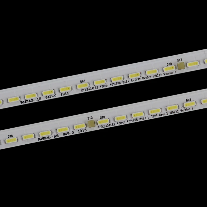 17ELB43ALR2 43นิ้ว4014PKG ไฟเรืองแสงทีวี LED สำหรับ Vestel 43นิ้ว43UD9300แถบ LED