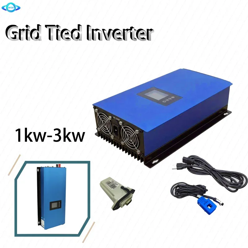 

2000W Wind Energy Grid Tie Inverter With Limiter Function,MPPT Pure Sine Wave 45-90V,WIFI optional LCD Display Battery discharge