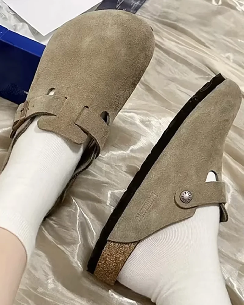 Nuovi pantaloni in pelle inchiostro di alta qualità per donne e uomini, sandali combinabili estivi alla moda, scarpe, sandali susal con suola morbida