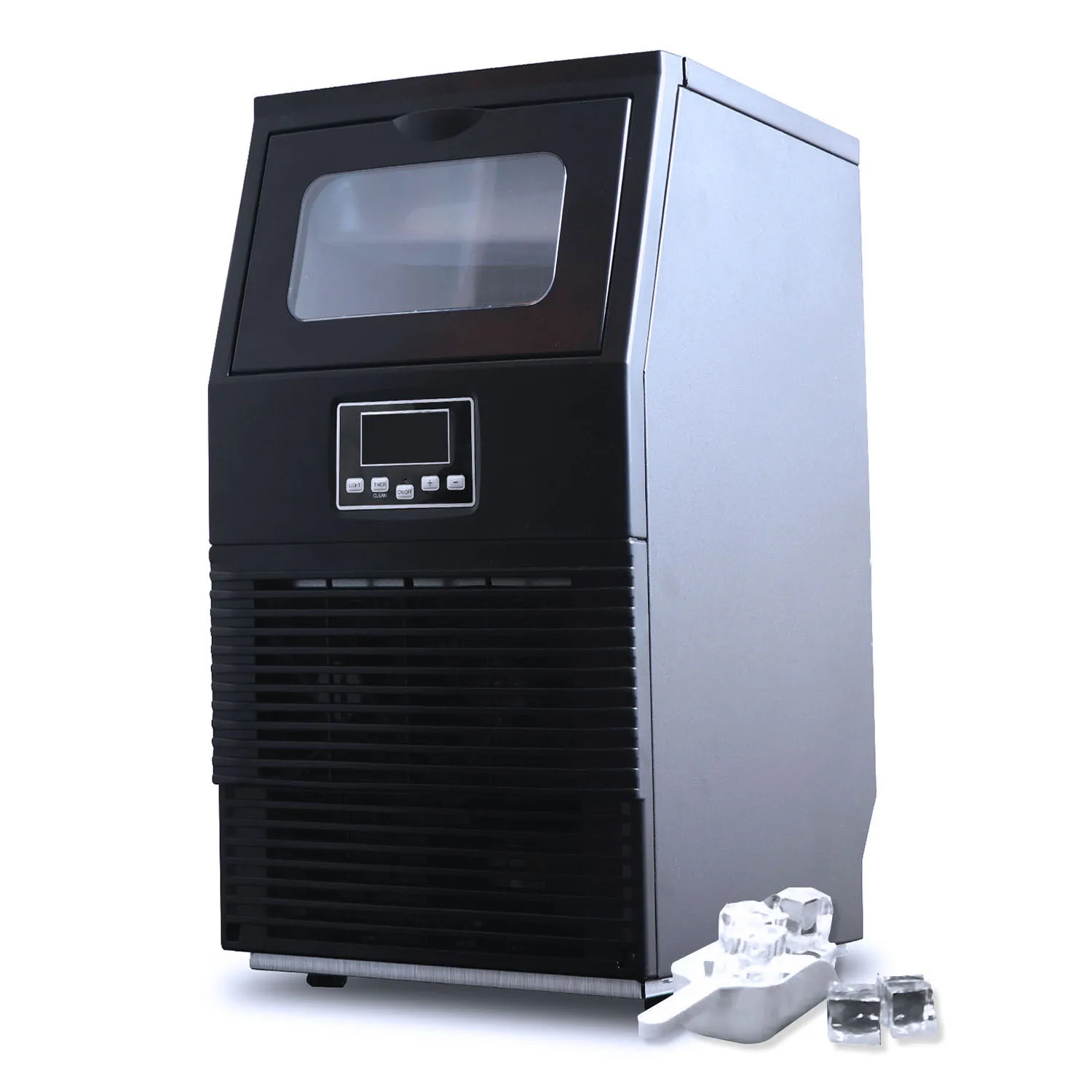 50kg Commercial Ice Maker Making Machine Home Business Block Ice Machine Automatic Ice Cube Machine