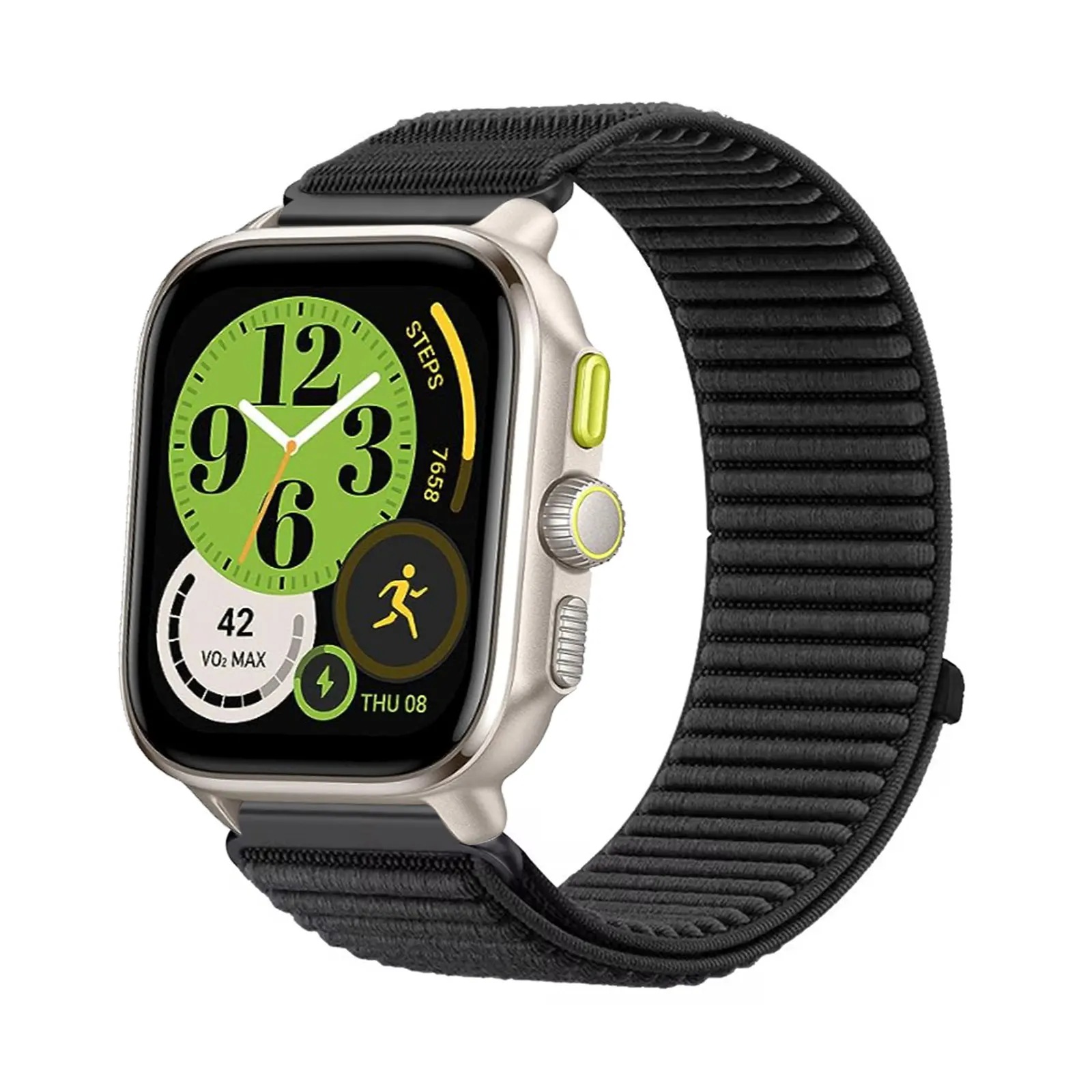 

Нейлоновые ленты для квадратного браслета Amazfit Cheetah, эластичный нейлоновый ремешок на мягкой липучке