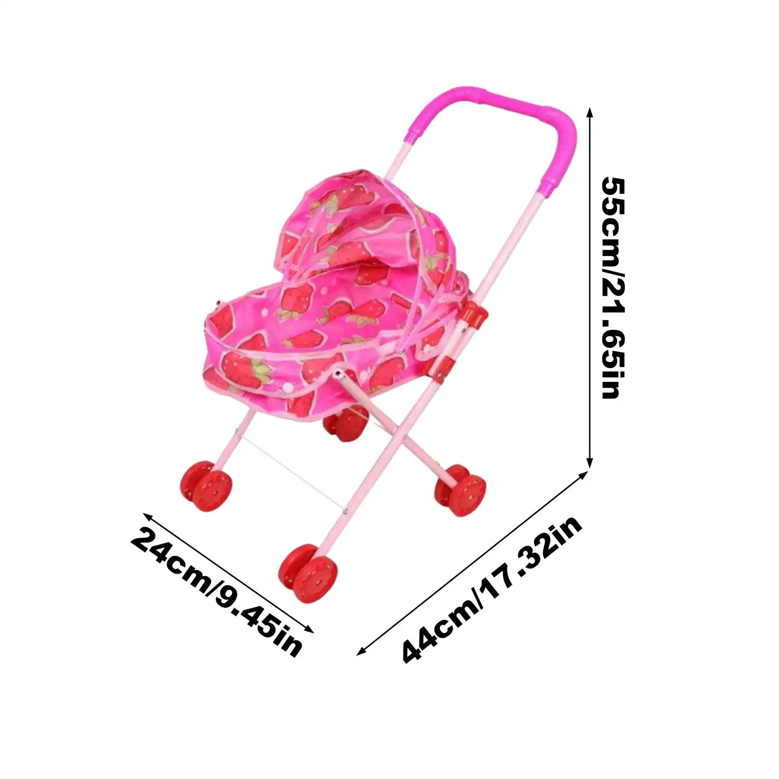 Игрушечная коляска для ролевых игр, коляска с навесом, складная коляска для детей, для мальчиков и девочек, для дома, путешествий, вечеринки, дня рождения, школы