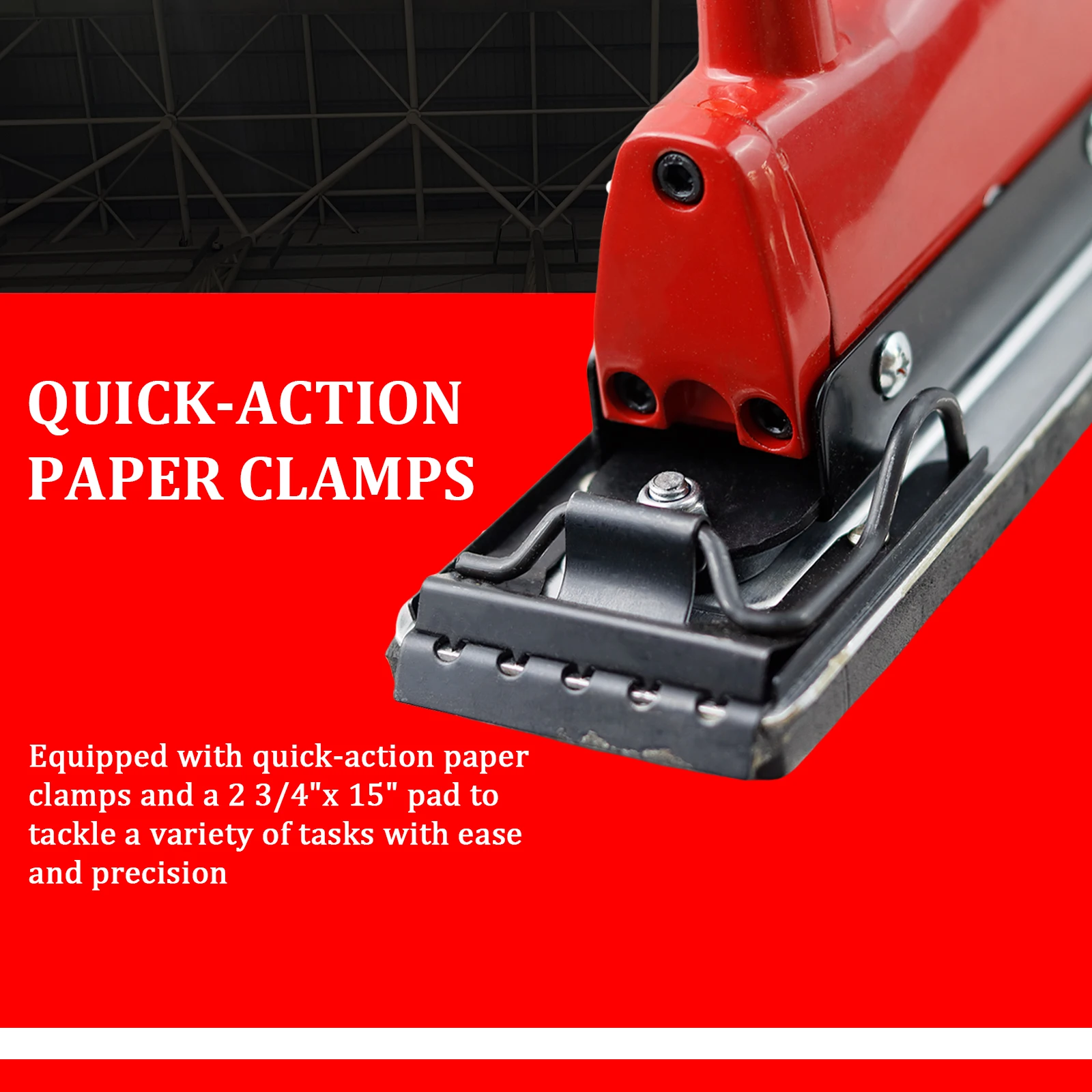 Pneumatic Air Sander Straight Line Orbital Reciprocating Polisher Metal Wood Floor Polishing Sanding Buffing Machine Tool